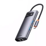  Bộ Hub Mở Rộng Đa Năng Baseus Metal Gleam Multifunctional Gen2 Cho Macbook/Laptop/iPad/Smartphone/Tablet (Gen2 New Upgrade Edition) 