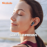  Tai Nghe Không Dây TWS MCDODO N2 Series HP-330 (Bluetooth v5.3, 6H, ANC+ENC, Digital Display, IPX4) 