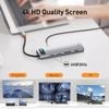  Hub mở rộng Baseus Metal Gleam Gen2 6-in-1 – Đa năng, dùng cho Macbook/Laptop/iPad/Smartphone, bản nâng cấp mới  - Cũ 
