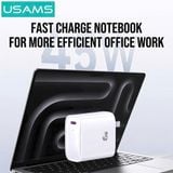  Củ Sạc Nhanh USAMS CC333 T71 45W (1*Type-C port) 