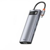  Bộ Hub Mở Rộng Đa Năng Baseus Metal Gleam Multifunctional Gen2 Cho Macbook/Laptop/iPad/Smartphone/Tablet (Gen2 New Upgrade Edition) 