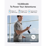  Pin Dự Phòng Kiêm Củ Sạc ANKER A1637 10000mAh 30W (With 25cm Built-In USB-C, Digital Display) 