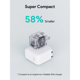  Củ Sạc Nhanh AUKEY PA-C1 Comet 30W (GaN Technology, 1*Type-C Port) 