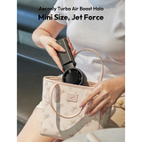  Quạt mini Cầm Tay AECOOLY Halo 02 3600mAh (7000rpm, 16.5H, 5-Speed Level Adjustment, Dual Air Channels) 