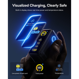  Củ Sạc Nhanh Baseus PicoGo AH11 140W (3*Type-C + 1*USB-A port, Digital Display, Includes Dura Fast Charging Cable C to C 240W 1.5m) 