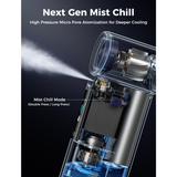  Quạt Cầm Tay Phun Sương Tốc Độ Cao AECOOLY Cold Air Ultra PM01S (7000mAh, Up to 30H, Digital Display, 70000RPM) 