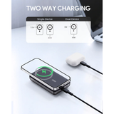  Pin Dự Phòng Không Dây AUKEY MagFusion PB-MS02 10000mAh 30W (Wireless Charging Qi 15W, With Stand) 