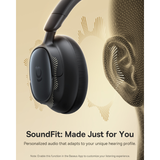  Tai Nghe Chụp Tai Không Dây Baseus Bowie MH1 (Bluetooth v6.0, 80H, -48dB ANC, SuperBass 2.0, Hi-Res Audio, 5-Mic Al Clear Calls, Smart App Control) 