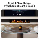  Loa Bluetooth ROCK S58 Crystal Bluetooth Speaker with Light (Bluetooth v5.1, Hi-Fi Audio, 52mm Full-Range Speaker, Multiple Playback Modes, Vibrant Ambient Lights) 