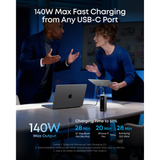  Pin Dự Phòng ANKER Prime A110B 20000mAh 220W (ActiveShield™ 4.0, PowerIQ™ 4.0, Real-Time Monitors, Controls via App, Adjustable Power Settings, Customize Screensaver, Flight Approved) 