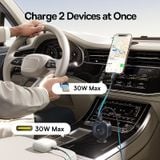  Tẩu Sạc Cho Ô Tô Baseus PrimeTrip VR2 30W (with 31.5-Inch Retractable Cable C+Type-C Port, Uninterrupted & Ultra-Safe Charging, 360° Rotation) 