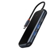  Hub Mở Rộng Kết Nối Đa Năng Baseus AcmeJoy HUB Docking Station Cho Macbook Laptop iPad Điện Thoại (HDMI 4K RJ45 USB3.0 SD/TF PD/Data Jack 3.5) 