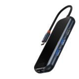  Hub Mở Rộng Kết Nối Đa Năng Baseus AcmeJoy HUB Docking Station Cho Macbook Laptop iPad Điện Thoại (HDMI 4K RJ45 USB3.0 SD/TF PD/Data Jack 3.5) 