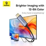  Cáp chuyển Type C to HDMI Baseus High Definition Series 8K/60Hz Adapter (1.5m, siêu nét) - Cũ 