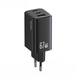  Củ Sạc Nhanh 2C+A USAMS CC272 / CC265 67W (GaN Charger, 3 Port, CC272 chân dẹp / CC265 chân tròn) 
