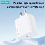  Bộ Sạc Nhanh Kèm Cáp C to C 60W USAMS ZX01 20W (1*Type-C port) 