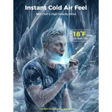  Quạt Cầm Tay Phun Sương Tốc Độ Cao AECOOLY Cold Air Ultra PM01S (7000mAh, Up to 30H, Digital Display, 70000RPM) 