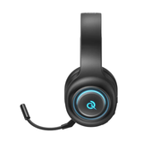  Tai Nghe Chụp Tai Không Dây QCY Heroad V200 Pro (Bluetooth v6.0, 240H, +Wired USB-C Cable, RGB Light, 7.1 Surround Sound, Detachtable Noise Canceling Mic) 