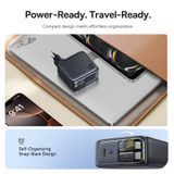  Củ Sạc Nhanh Tích Hợp Cáp Sạc Dây Rút Baseus EnerCore CJ21 67W (with Type-C Dual Retractable 80cm Cables) 