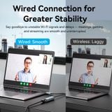  Đầu Chuyển Mạng LAN Type-C/USB-A to 2.5G Ethernet VENTION CFU (2.5Gbps, 0.15m) 