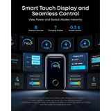  Củ Sạc Nhanh ANKER Prime A2687 160W (3*Type-C port, PowerIQ™ 5.0, Smart Touch Display, Smarter Charging Control, GaNPrime 2.0, ActiveShield™ 4.0) 