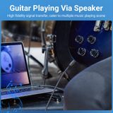  Cáp Chuyển Âm Thanh 3.5mm TRS to 6.35mm VENTION BAU (1m, Hi-Fi audio) 