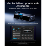  Trạm Sạc Để Bàn Đa Năng 14-in-1 ANKER Prime A83B3 (Triple Display with DisplayLink, 140W Max, Smart Display, Triple 4K@60Hz, Cooling Fan, for macOS and Windows) 