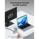  HUB Mở Rộng Đa Năng 6-in-1 AUKEY OfficeDok UH-CUH02 (Type-C to 1*HDMI 4K@60Hz + 2*USB-A 3.2 10Gbps + 2*Type-C 3.2 10Gbps + 1*Type-C PD100W) 