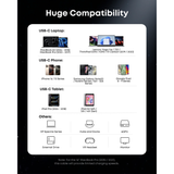  Cáp Sạc Nhanh C to C ANKER Prime A84N1 240W (80 Gbps, Thunderbolt 5, 8K@60Hz, 0.5m) 