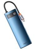  Hub chuyển đa năng Baseus Metal Gleam Series Multifunctional Docking Station cho Macbook/Laptop/Smartphone/Tablet/iPad (Type-C to HDMI/DP/VGA/USB3.1/USB3.0/LAN/SD Card Reader/Type C PD 100W, Multifunctional HUB) 