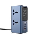  Trạm Sạc Đa Năng Để Bàn 7-In-1 LDNIO SC2 45W (4*AC Outlet + 2*Type-C + 1*USB-A port, Smart Digital Display) 