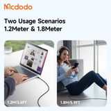  Cáp Sạc Nhanh USB to Lightning MCDODO CA-358 3A (1.2m, 480Mbps) 