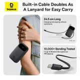  Pin Dự Phòng Baseus EnerFill FC31 QPow 3 10000mAh/20000mAh 45W (Digital Display, with Built-in USB-C + iP Cable) 