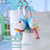 Cáp Sạc Nhanh Cho iPhone 14/15 Series ROCK Doraemon C TO C/C TO L Fast Charge  Sync Cable (Combo Pack (SMILEY X 3 + SWEETHEART X 3 + DORAYAKI X 3), 100W/27W, Doraemon Authentic Licensed) 