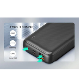  Pin Dự Phòng AUKEY PB-N74S 20000mAh 22.5W (1*Micro Input + 1*Lightning Input + 1*Type-C Input/Output + 2*USB-A Output Port, LED Display) 