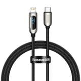 Cáp sạc nhanh tích hợp màn hình LED Baseus Display Fast Charging Data Cable Type-C to IP 20W 