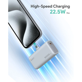  Pin Dự Phòng Mini AUKEY Spark Mini PB-Y59 5000mAh 20W (1*Type-C plug + 1*Type-C port, LED Display) 