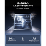  Củ Sạc Nhanh Baseus PicoGo AH11 140W (3*Type-C + 1*USB-A port, Digital Display, Includes Dura Fast Charging Cable C to C 240W 1.5m) 
