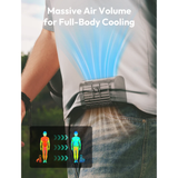  Quạt Đeo Thắt Lưng / Để Bàn AECOOLY High Velocity 2W (6000mAh/9000mAh, 5 Wind Speeds) 