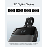  Pin Dự Phòng Kèm Cáp Type-C & Lightning CUKTECH CP24 LPB200NL 20000mAh 40W (1*Type-C + 1*USB-A port, LED Display, Flight Approved, CCC / 3C Certification) 