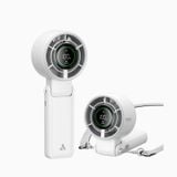  Quạt Cầm Tay AECOOLY Halo 02 5000mAh (7000rpm, 22H, 5-Speed Level Adjustment, Dual Air Channels, Ultra-High Wind Power, Foldable and placed on the desktop, Versatile Handheld/Desktop/Hanging Usage) 