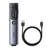  Bút trình chiếu Baseus Orange Dot AI Voice – Dual-laser, giọng nói thành văn bản, kết nối 2.4G/Bluetooth, phạm vi chiếu 100m 