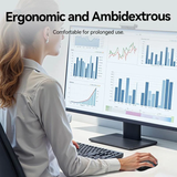  Combo Bàn Phím Kèm Chuột Không Dây Công Thái Học VENTION KTZ (Keyboard Full-Sized, 2.4GHz, 1200DPI, AAA*2, 3 Buttons Mouse) 