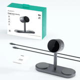  Đế Sạc Không Dây Để Bàn 3-in-1 AUKEY MagFusion 3X Pro LC-MC315 25W (Qi2.2, Strong magnetic attraction, Active Cooling System) 