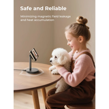  Đế Sạc Đứng Từ Tính Không Dây AUKEY Qi2.2 MagFusion LC-MC111 25W (Wireless Charging Qi2.2, 35° Adjustable Viewing Angle) 