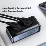  Ổ Cắm Điện Đa Năng Chống Sét 6-in-1 MCDODO CH-461 70W (2*AC Outlet Up to 4000W + 2*Type-C port + 2*USB-A port, laptoIndustry Fireproof Material 750°C Flame Retardant) 