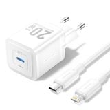  Bộ Sạc Nhanh GaN Kèm Cáp VENTION FEP (Type-C, 20W) 