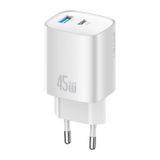  Củ Sạc Nhanh C+A USAMS CC290 45W (Multiple Protection) 