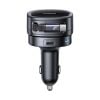  Tẩu Sạc Cho Ô Tô Baseus PrimeTrip VR1 60W (With 0.8m Retractable Cable (U+C) + Type-C, 180° Rotating Design, Dual Anti-Slip Clips, LED Indicator, 60W Triple Ports) 
