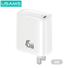  Củ Sạc Nhanh USAMS CC333 T71 45W (1*Type-C port) 